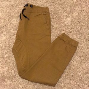 Cuffed Chino Men’s 32 Slim Fit Tan Pants